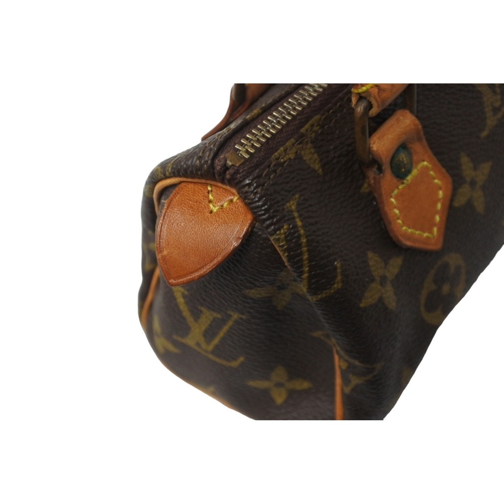 Louis Vuitton Mini Speedy Handbag Monogram Brown - Picture 5 of 9